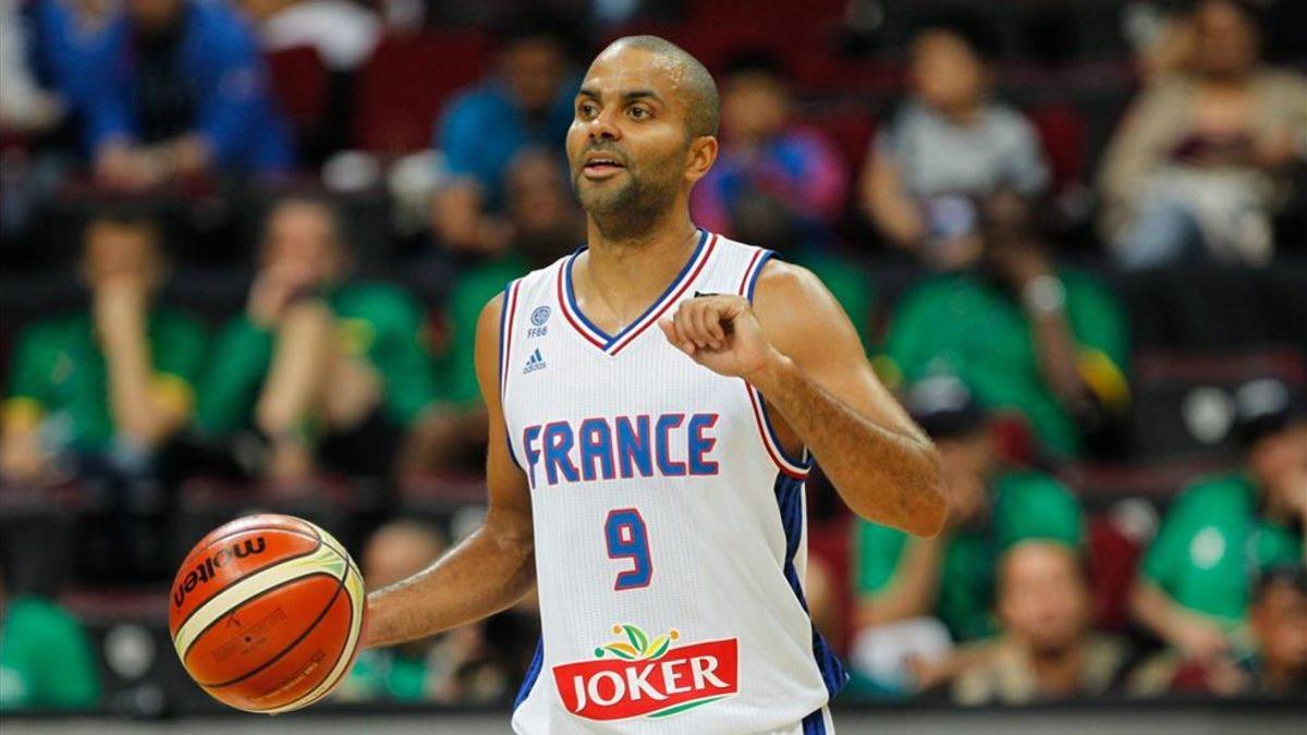 Tony Parker con la selección francesa