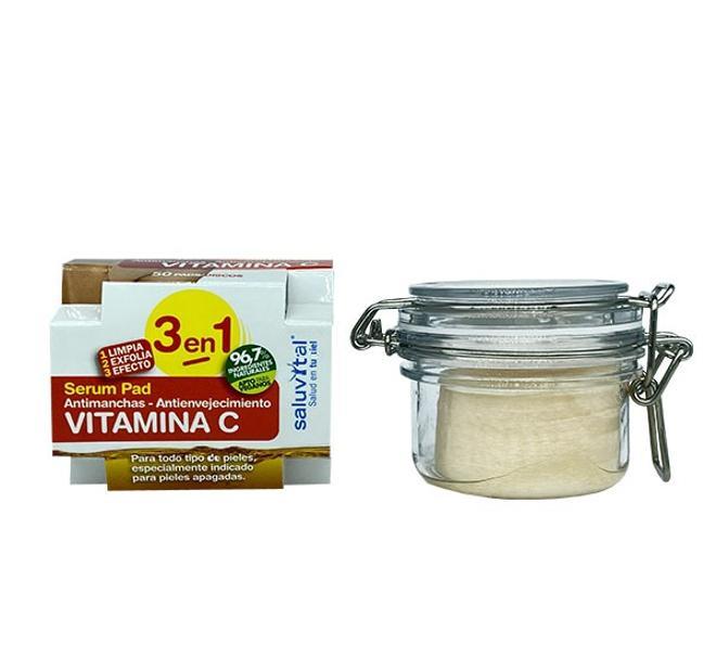 Discos de tratamiento 3 en 1 Intensive Serum Pads Vitamina C de Saluvital