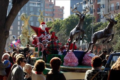 Cabalgata de Papá Noel en Santiago el Mayor