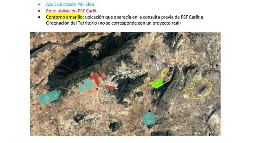 La planta fotovoltaica Serol se proyecta en Salinas y no ocupa el mismo espacio que la central Carlit