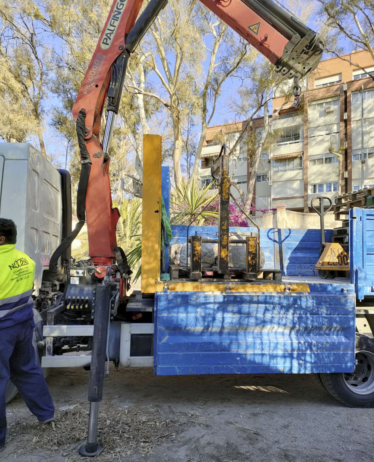 Columnas encontradas en los Baños del Carmen