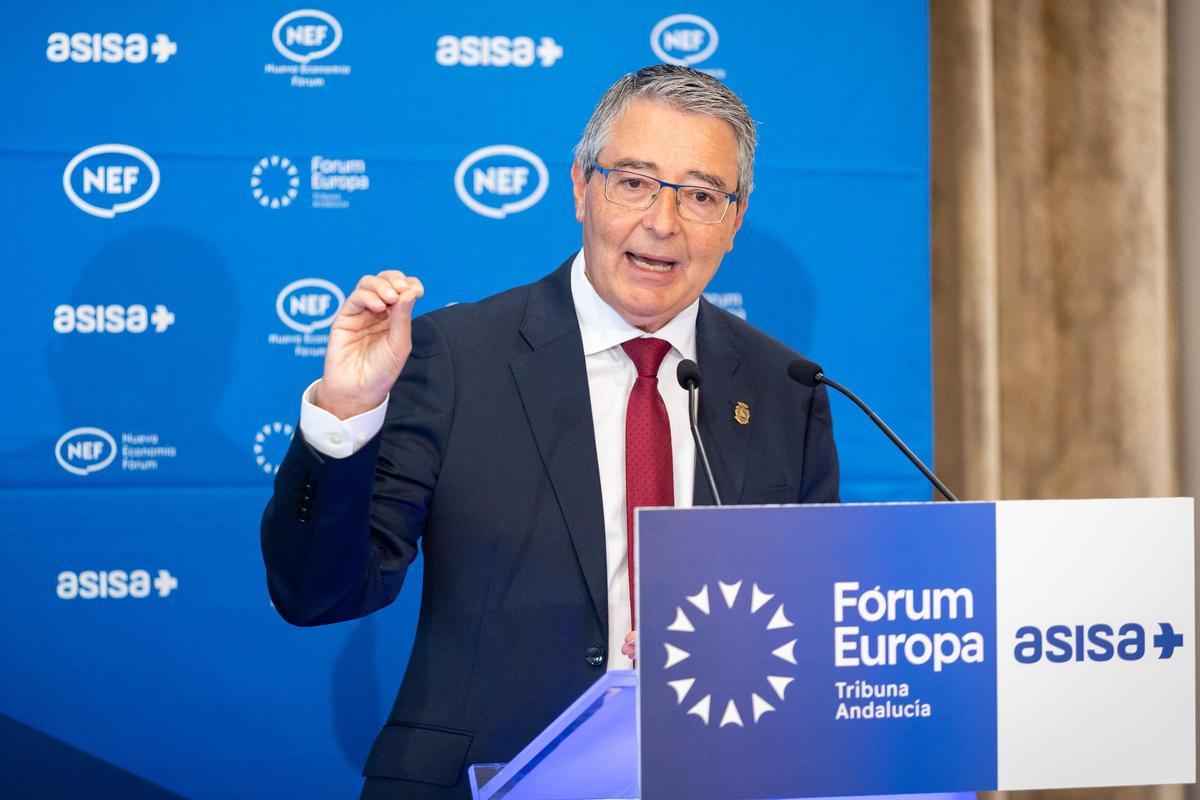 Francisco Salado, durante el acto en el que anunció la inyección de 39 millones a todos los municipios.