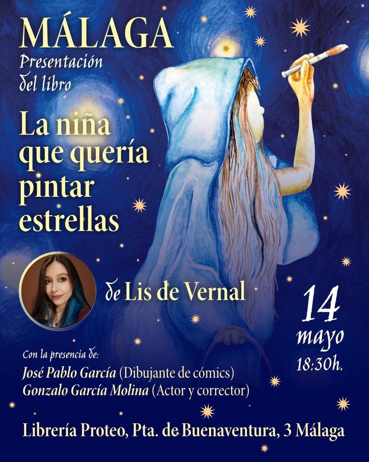 Cartel de presentación del libro de Lis de Vernal.