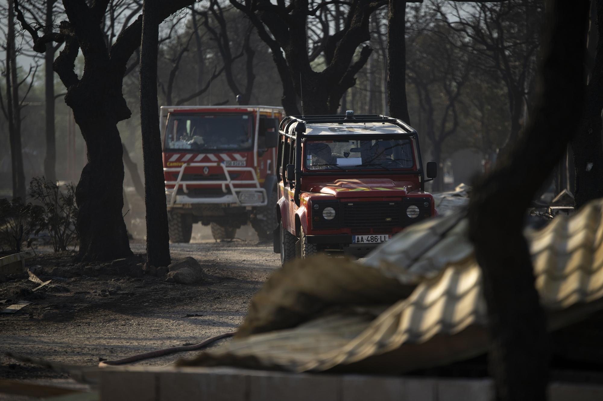 L'incendi de la Catalunya nord, en imatges