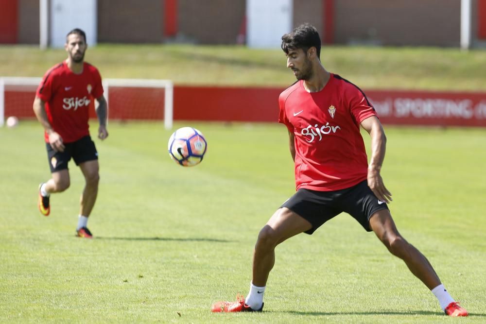 Entrenamiento del Sporting