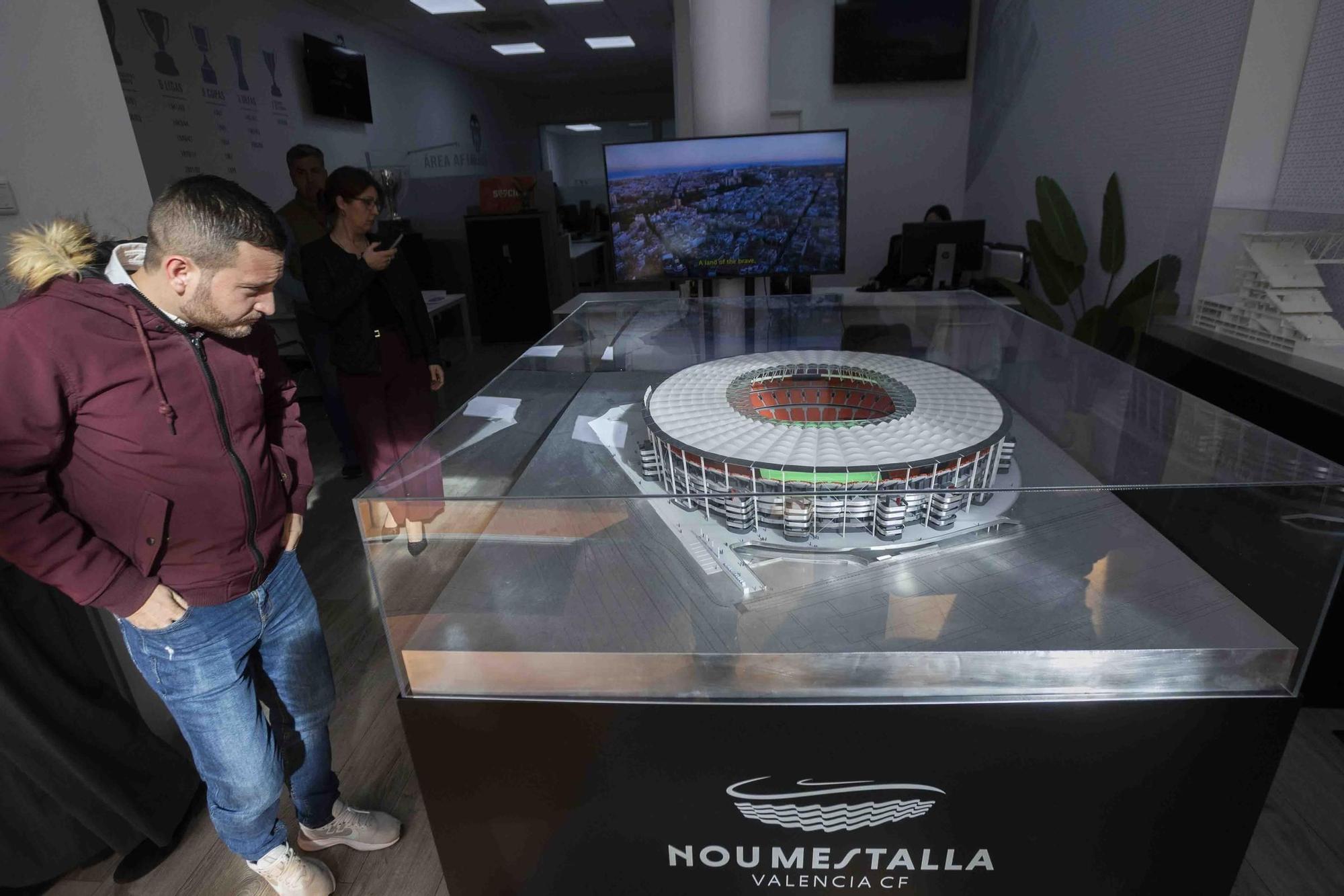 Maqueta del nuevo estadio de Mestalla