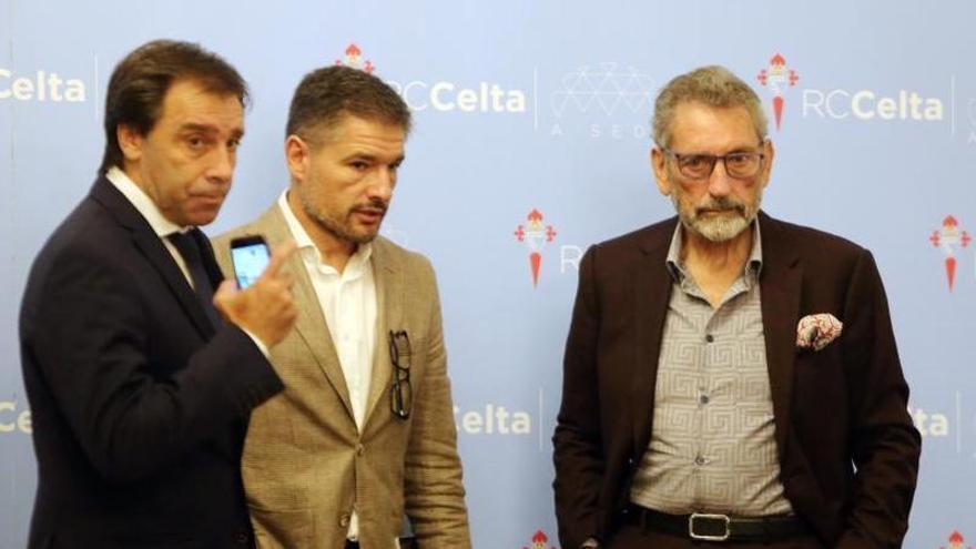 Felipe Miñambres, Carlos Hugo García Bayón y Carlos Mouriño. // MARTA G.BREA