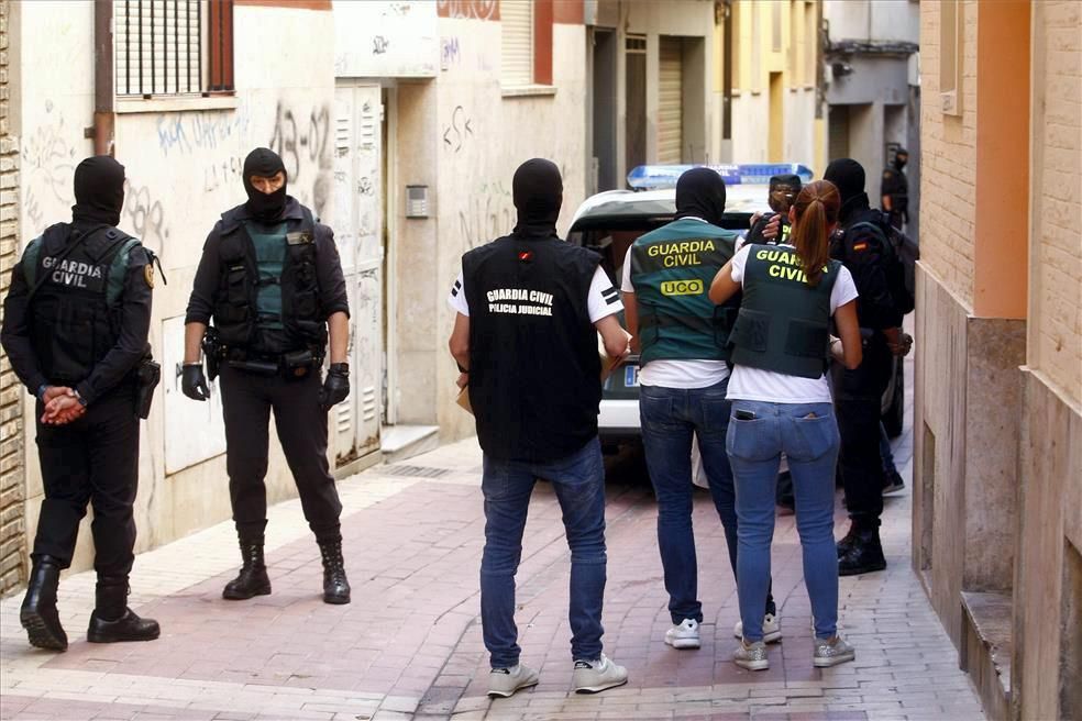 Operación contra el narcotráfico y el blanqueo de capitales en Zaragoza