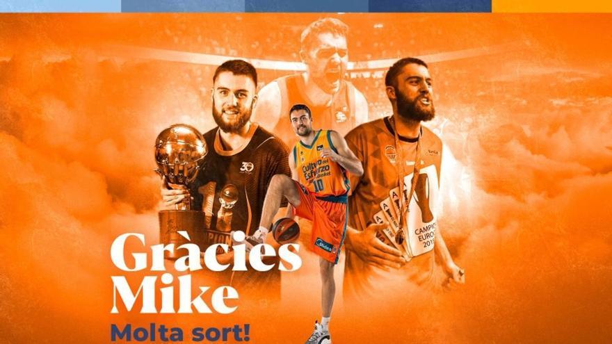 ¡Oficial! Mike Tobey abandona el Valencia Basket