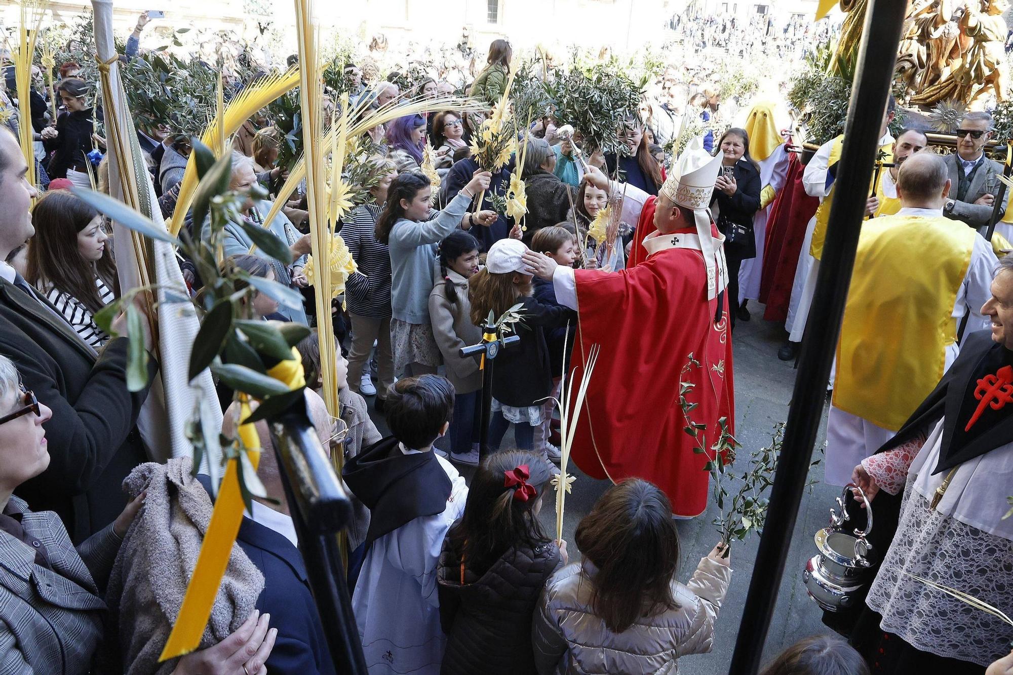 Así ha sido la procesión de la borrequita en Santiago