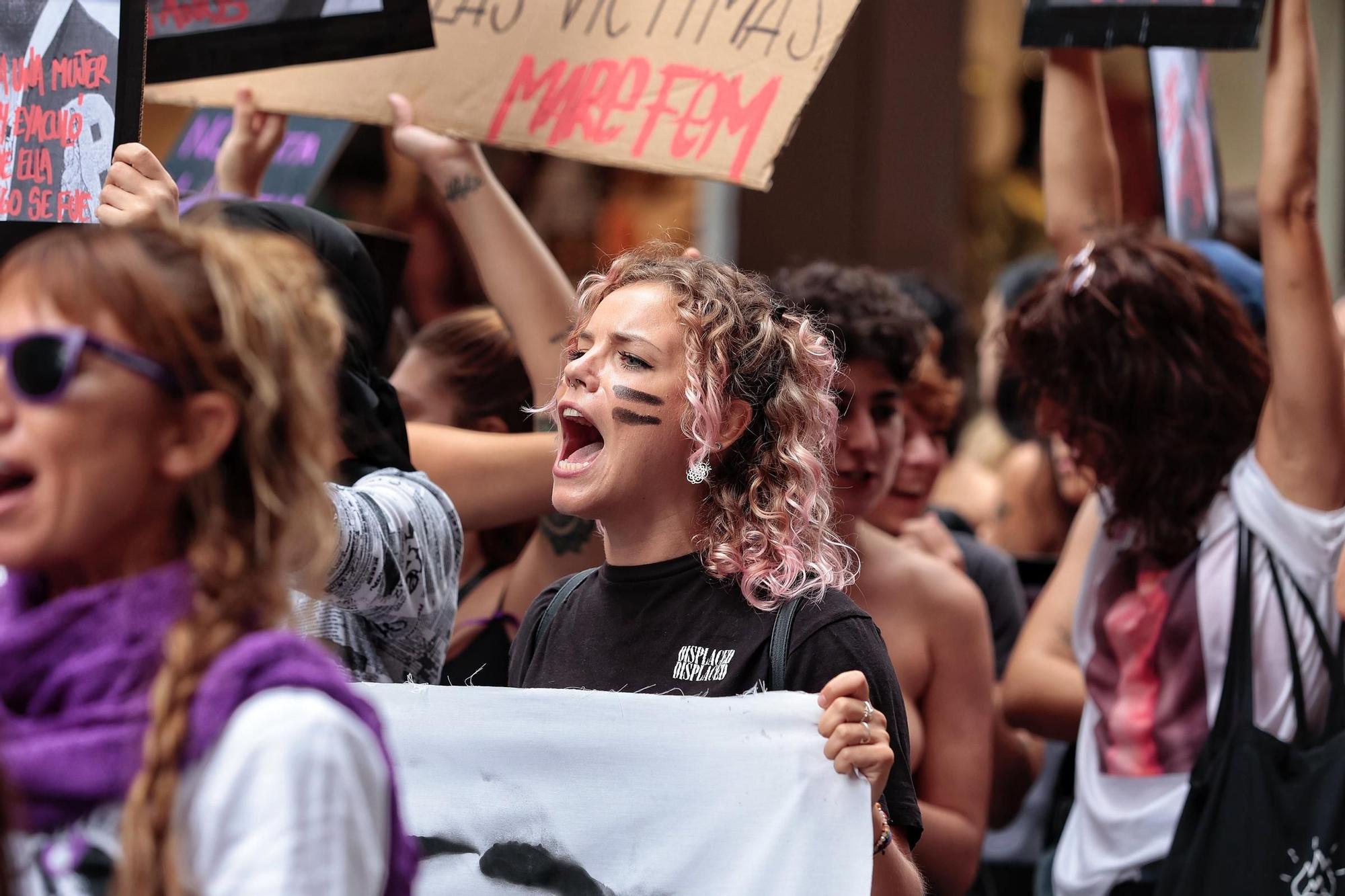 Manifestación por el 25N en Tenerife