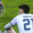 Así fue la roja directa a Bastoni en el Bosnia-Italia