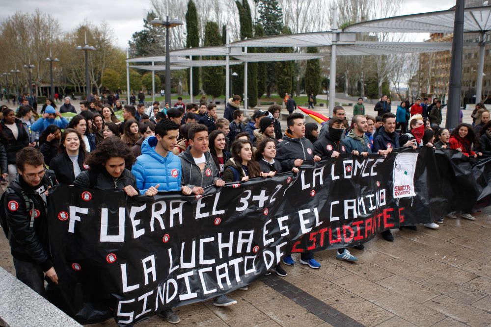 Manifestación de Estudiantes en Zamora