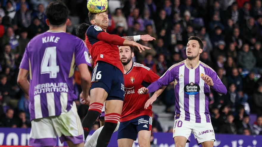 geo-sp Resumen, goles y highlights del Valladolid 0 - 0 Osasuna de la jornada 21 de LaLiga Santander