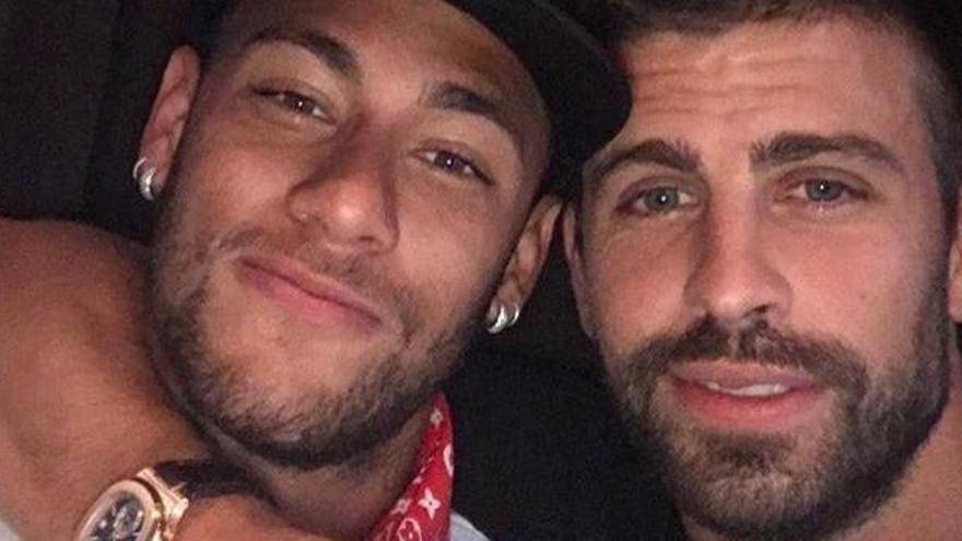 Neymar I Piqué ahir als Estats Units