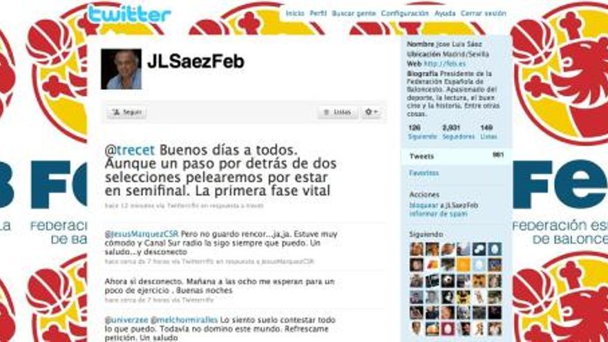 Twitter de José Luis Sáez