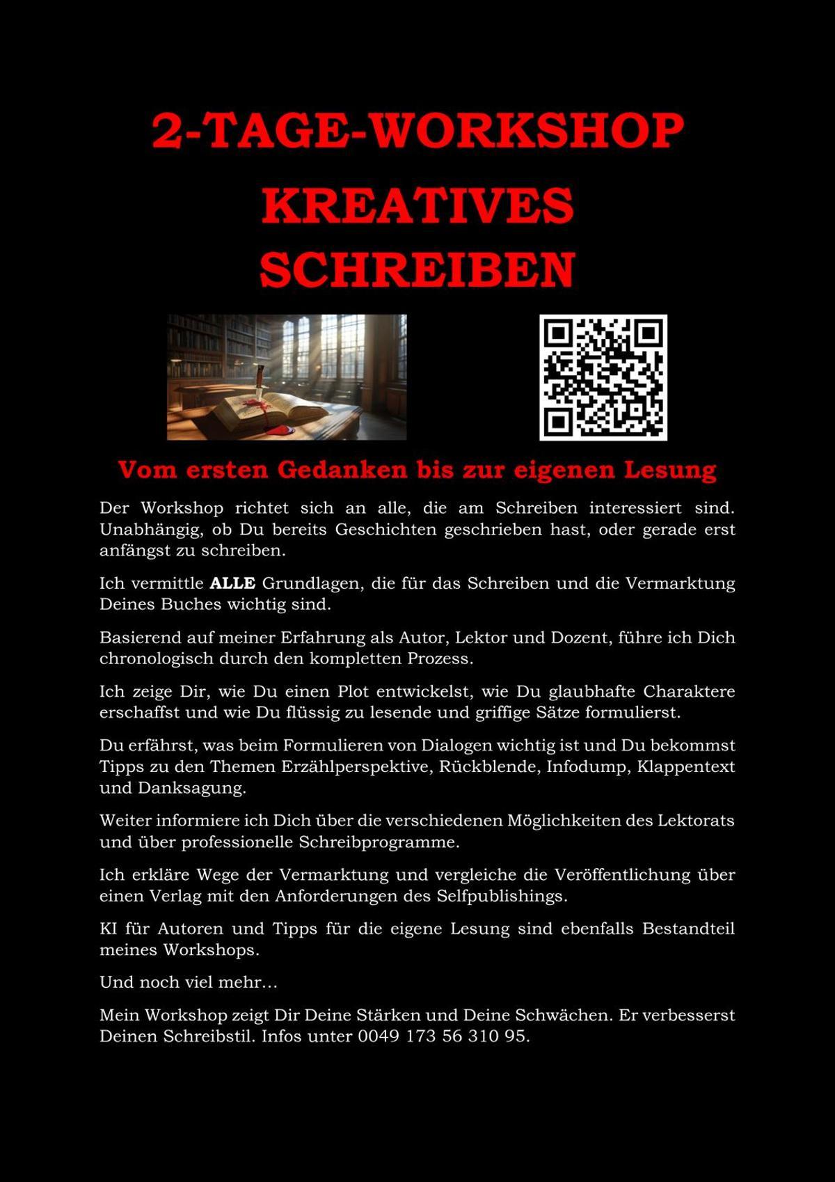 Die Informationen zum Workshop.