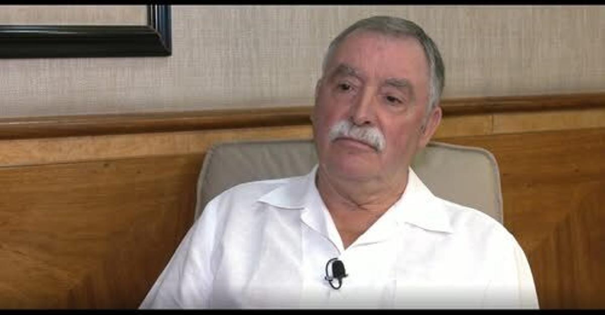 El alcalde de Oleiros, Ángel García Seoane, en el transcurso de la entrevista en el Centro Fidel Castro Ruz de La Habana.