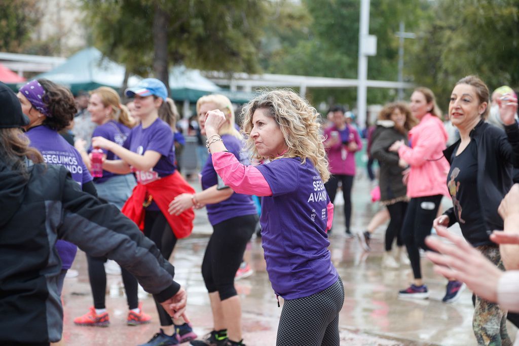 Carrera de la Mujer Murcia 2022: las participantes posan en el photocall