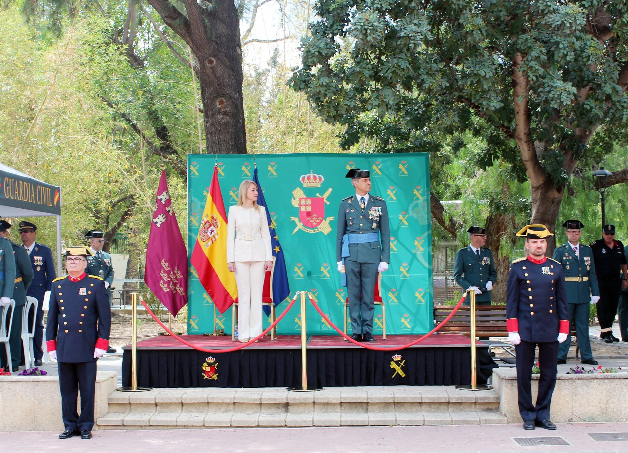 La Guardia Civil celebra en Alhama de Murcia el aniversario de su fundación