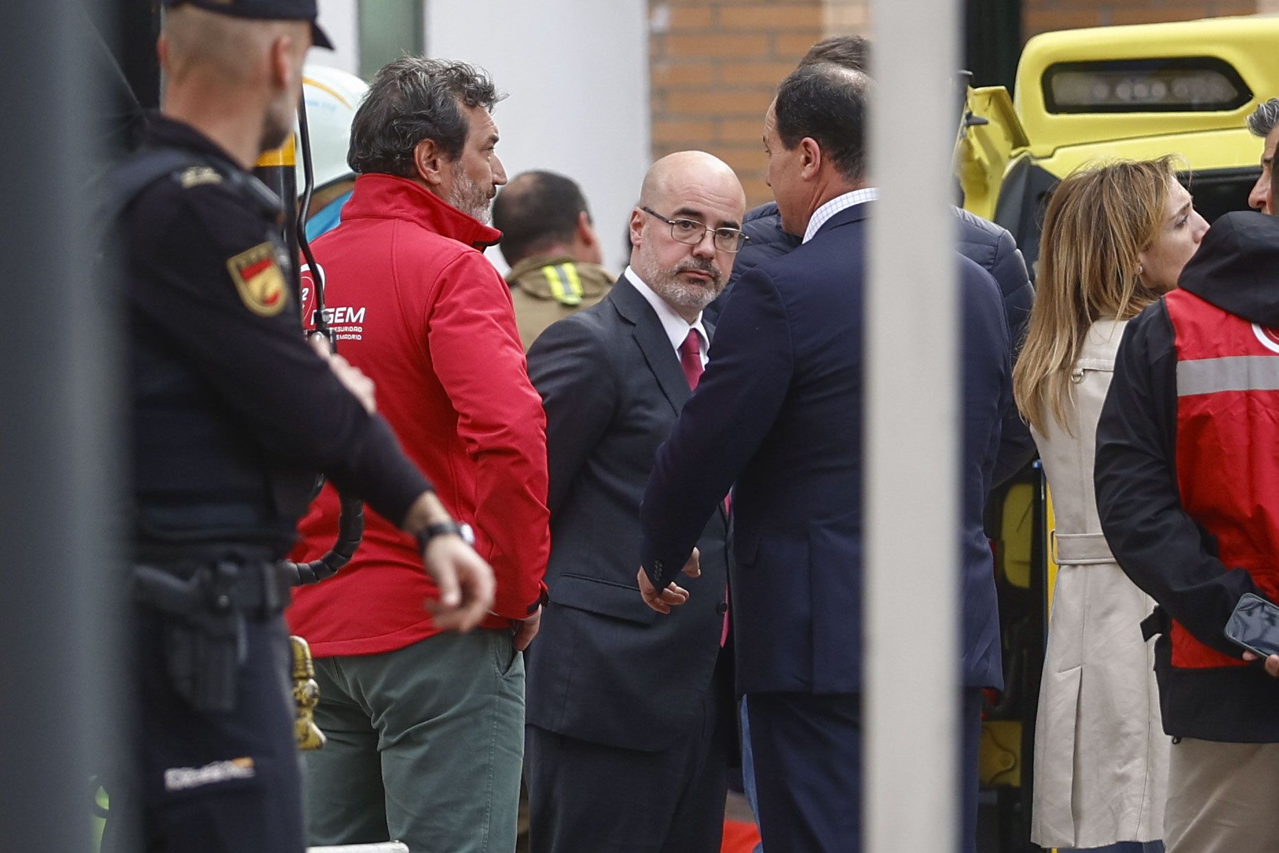 El incendio e un garaje de Alcorcón, en imágenes.