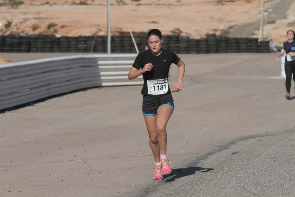 Cross Escolar Cartagena en el Circuito de Velocida