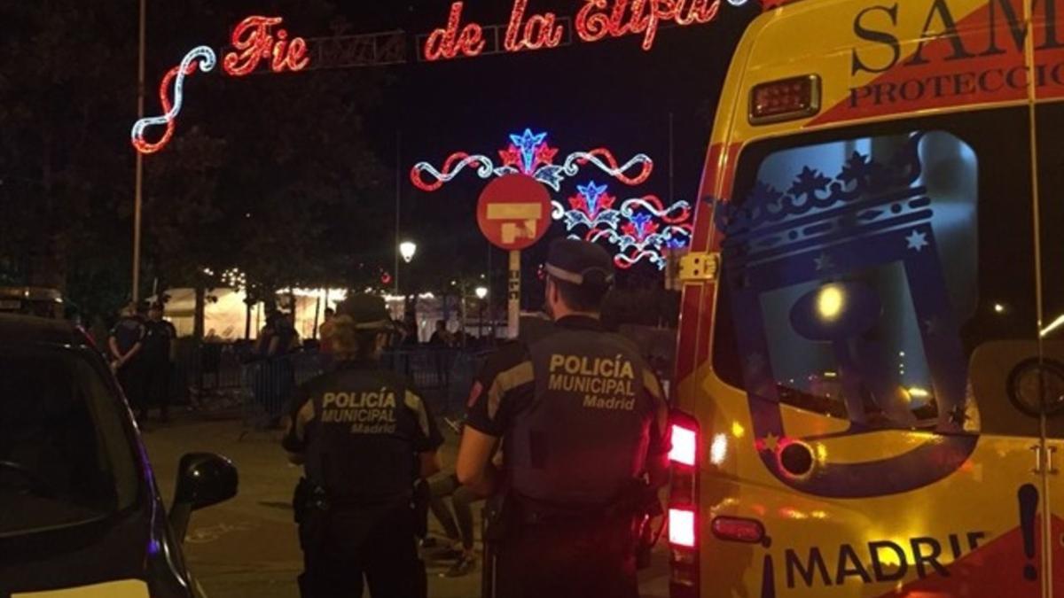 Altercado en las fiestas de La Elipa.