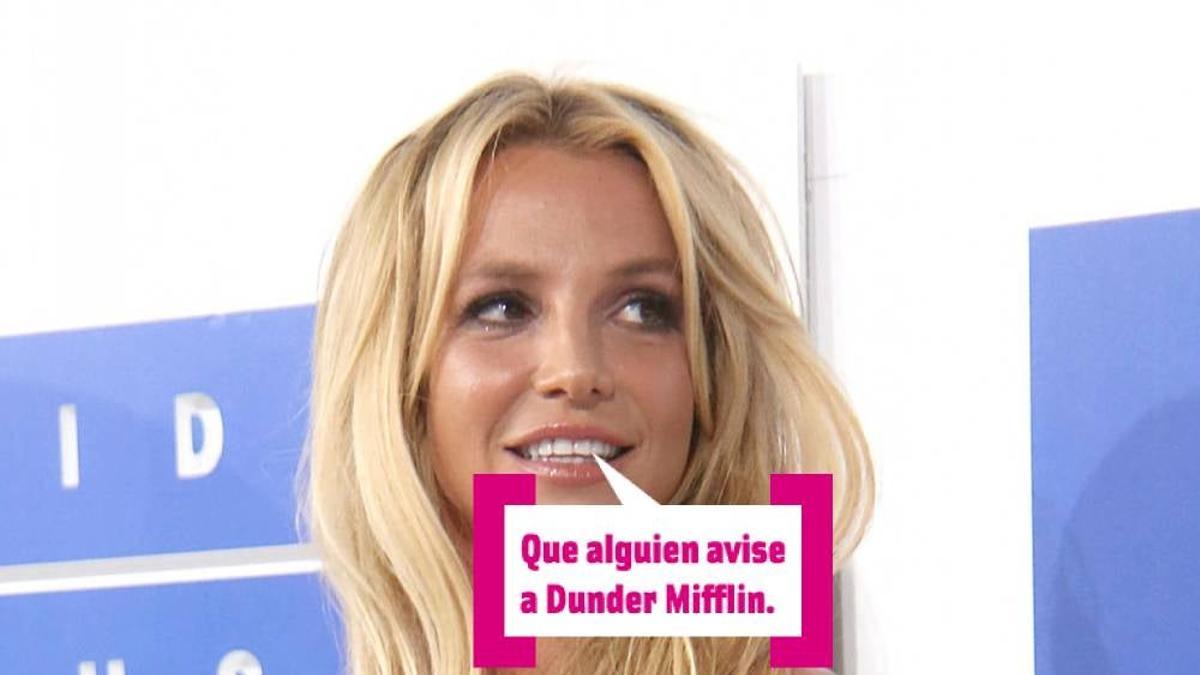 Britney Spears avisa a los de Dunder Mifflin de The Office