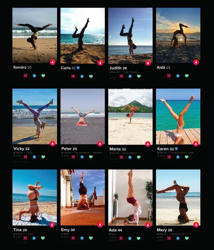 Hacer el pino al sol dispara el atractivo, parece.