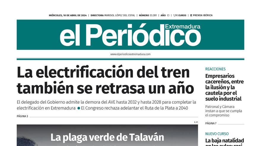 Consulta la portada correspondiente al día 10 de abril de 2024