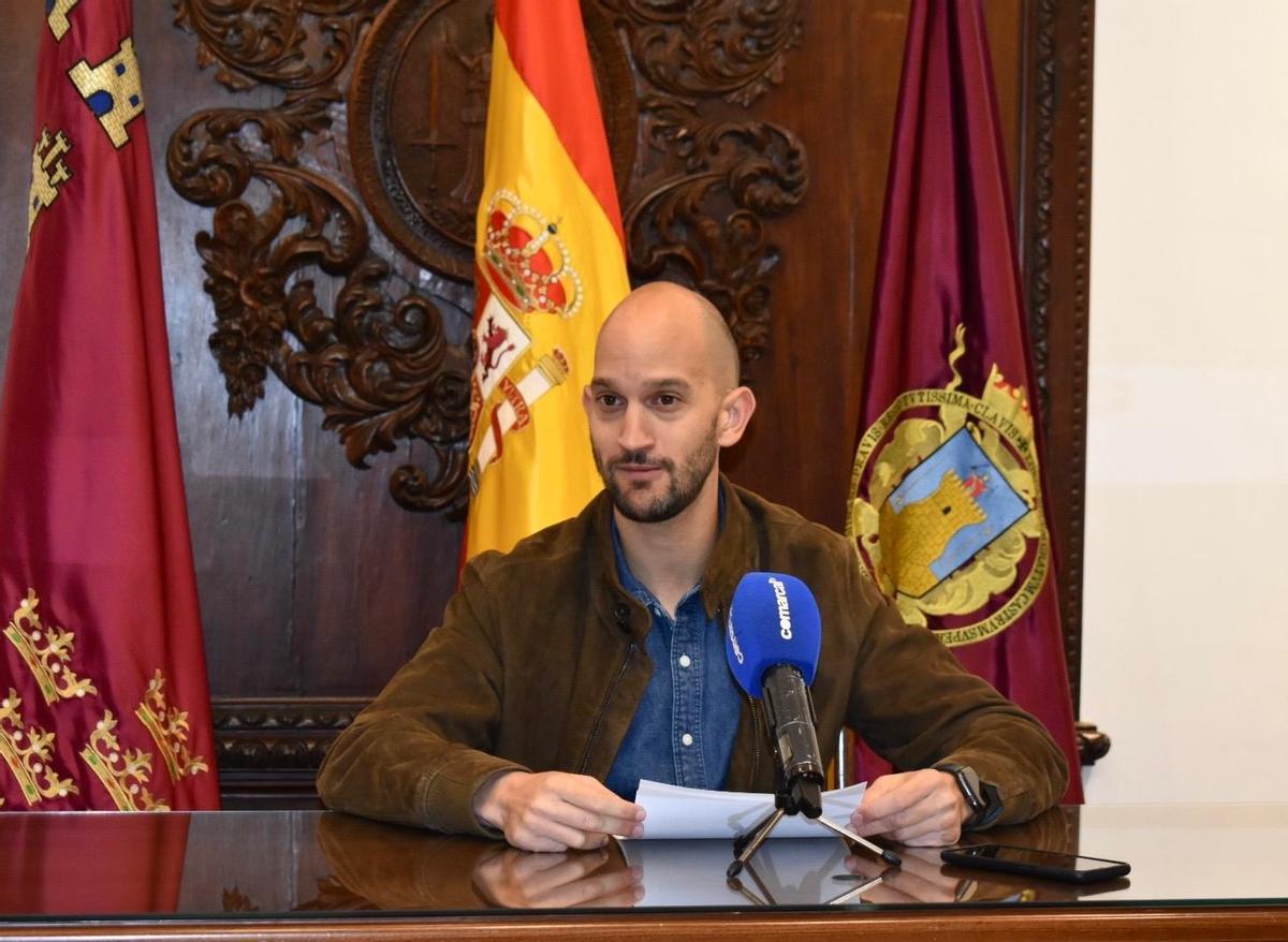 José Ángel Ponce durante su comparecencia.