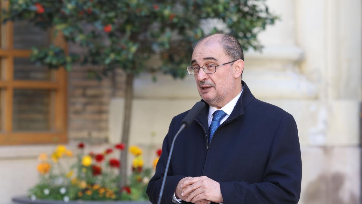 El presidente del Gobierno de Aragón, Javier Lambán, en una imagen de archivo.