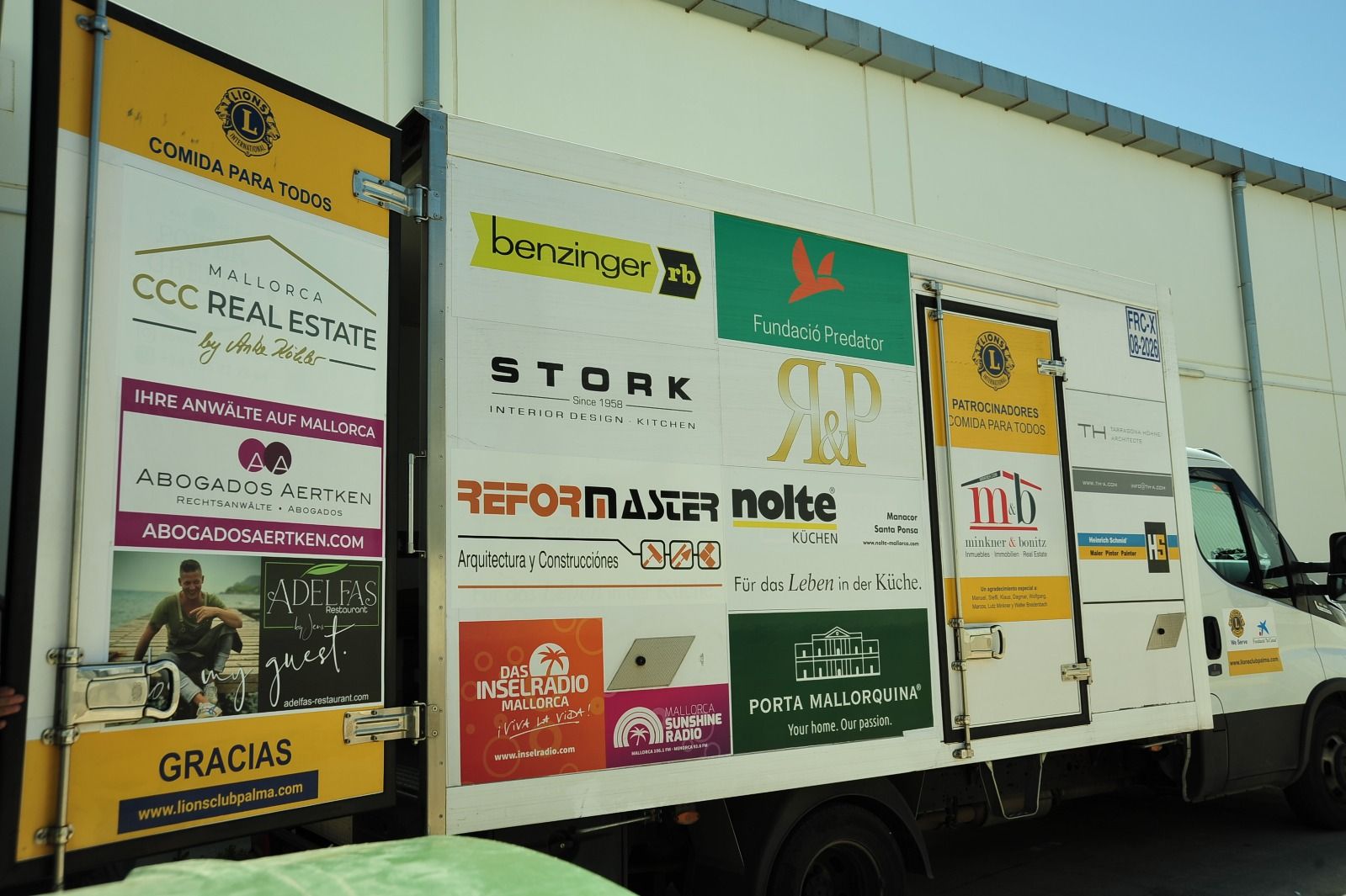 Solidaridad con sello mallorquín-alemán: Lions Club Palma lleva alimento a miles de personas en la isla