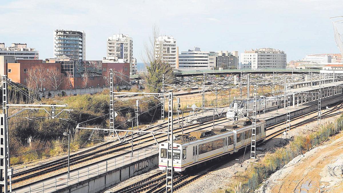 Estación provisional de Sanz Crespo.