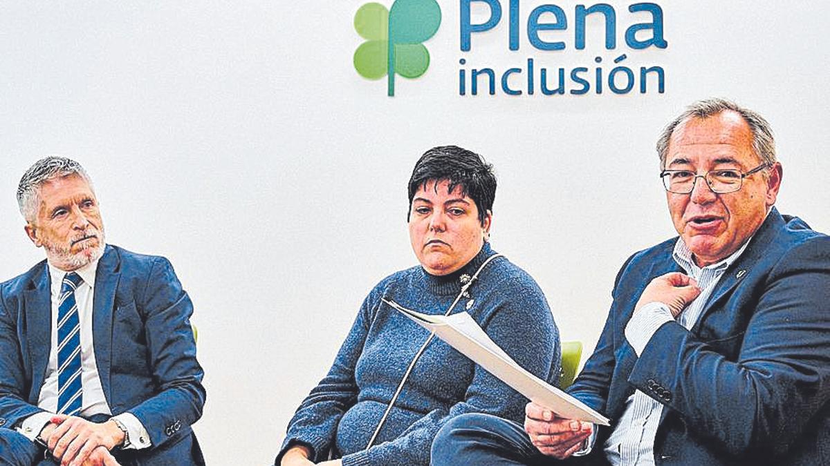 Representantes de Plena inclusión se reunieron con el ministro del Interior en 2025.