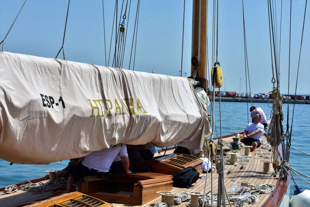 Los barcos clásicos surcan el mar de Mallorca