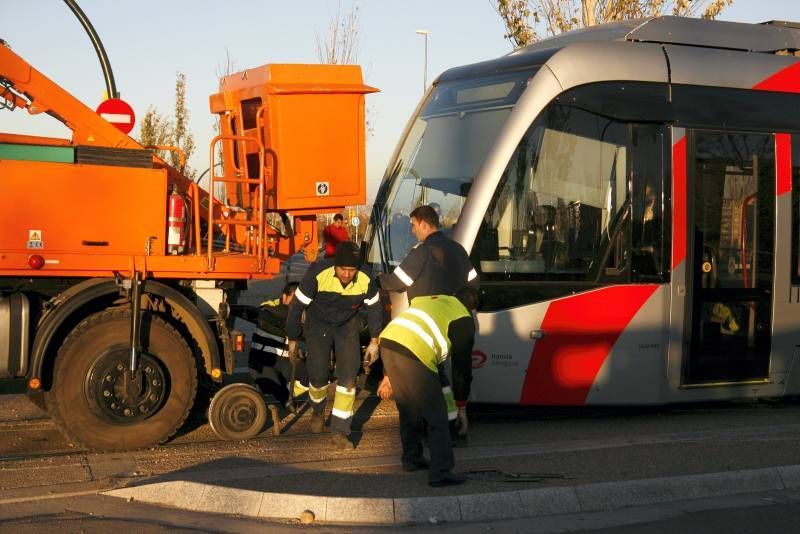 Fotogalería: Accidente del tranvía de Zaragoza