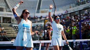 Triay y Brea celebran la victoria en la semifinal