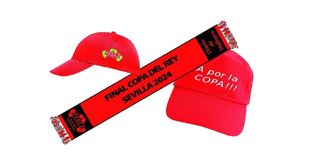 pack bufanda y gorra final Copa del Rey 2024