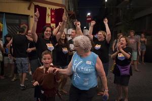 Els carrers guanyadors de les festes de Sants