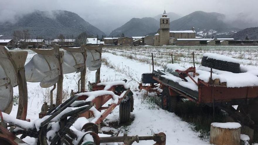 La Cerdanya es lleva amb una nevada de vuit centímetres