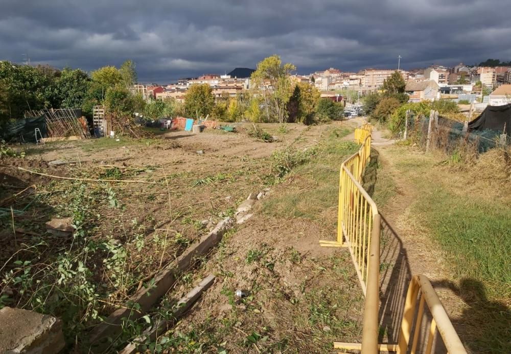 Obres al primer tram de la nova avinguda Països Catalans