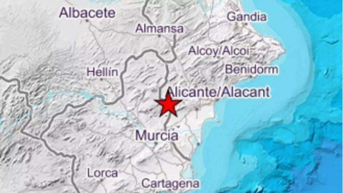 Algueña registra un terremoto de magnitud 1.9 esta madrugada