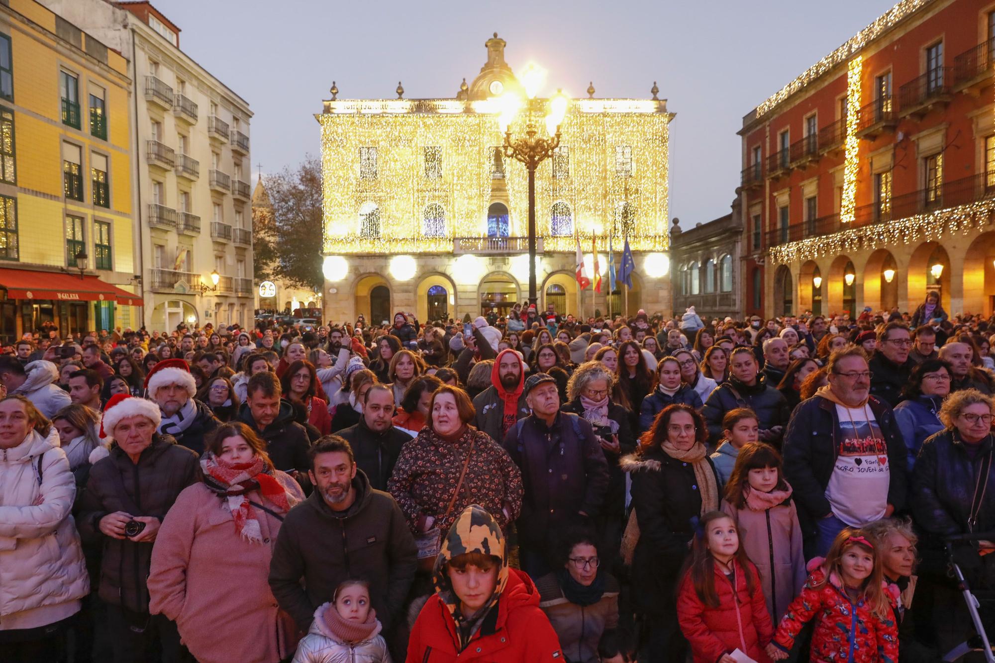 Luces de Navidad en Gijón