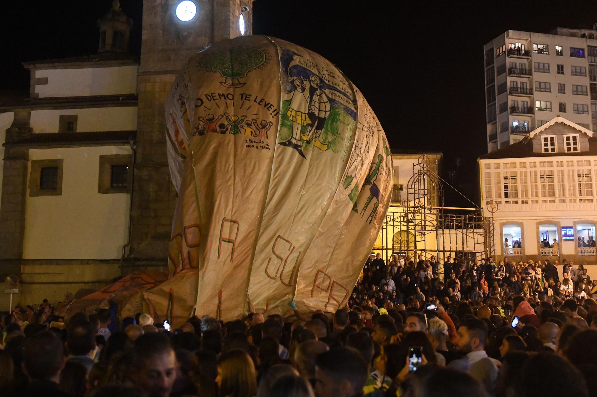 Galicia lanzó el globo más grande del mundo