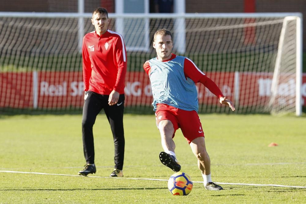 Entrenamiento del Sporting