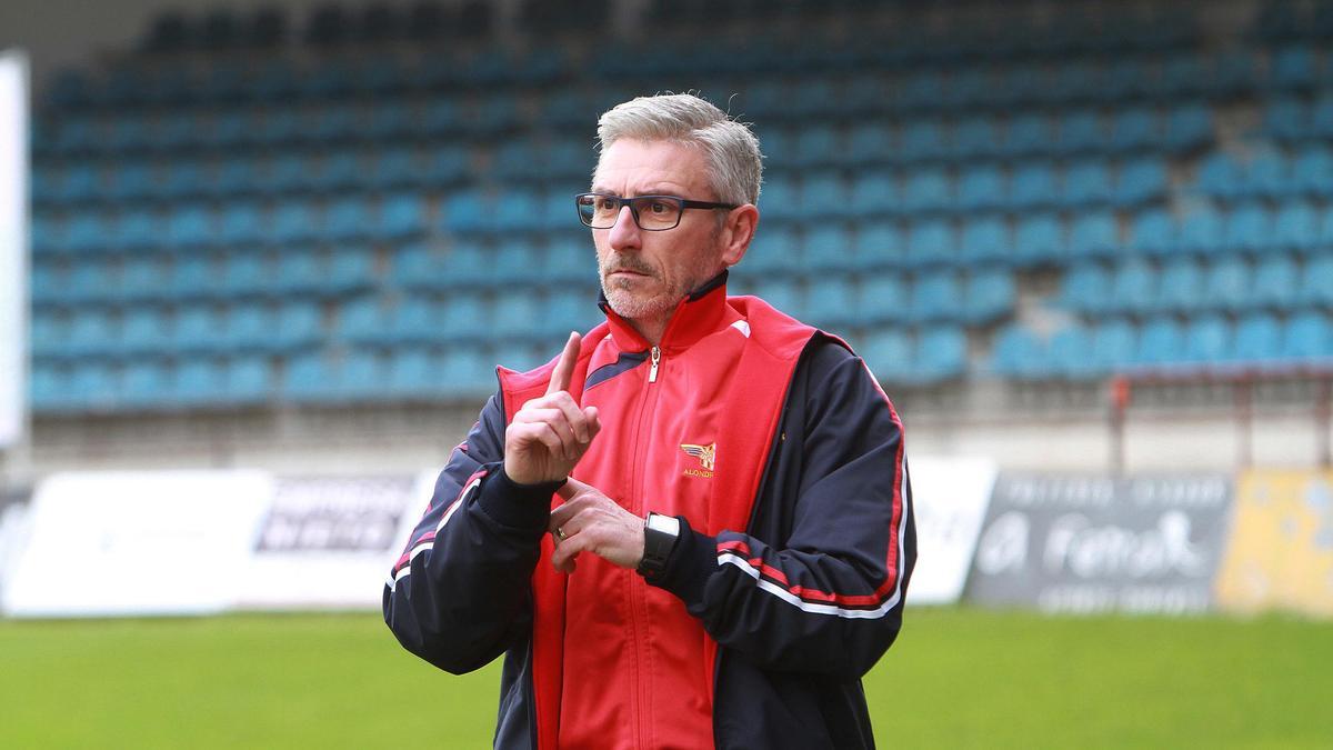 Jorge Otero durante un partido de esta última temporada.