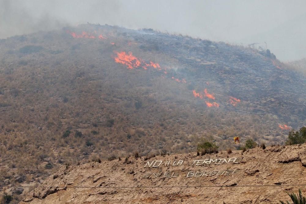 Incendio en Portman