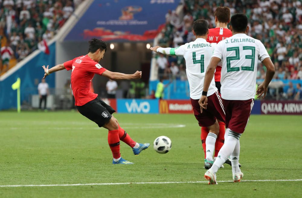 Les imatges del Corea del Sud-Mèxic (1-2)