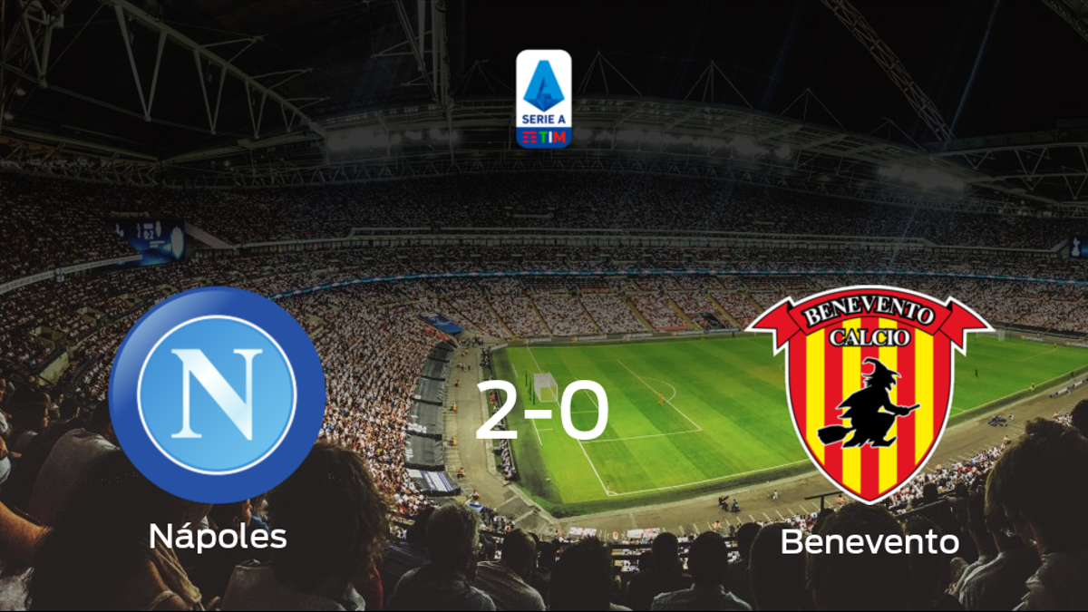 El Nápoles se impone por 2-0 al Benevento